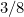 3/8