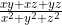 \frac{xy + xz + yz}{x^2 + y^2 + z^2}