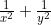 \frac{1}{x^2} + \frac{1}{y^2}