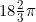 18\frac{2}{3}\pi