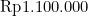 \text{Rp}1.100.000