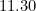 11.30
