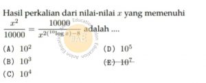 Eksponen atau Logaritma Simak UI Matematika Dasar 2012 Kode 221 Nomor 4 anloneducation.com