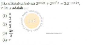 Eksponen atau Trigonometri Simak UI Matematika Dasar 2013 Kode 333 Nomor 19 anloneducation.com
