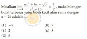 Limit Simak UI Matematika Dasar 2012 Kode 222 Nomor 3 anloneducation.com_
