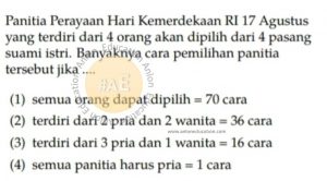 Peluang Simak UI Matematika Dasar 2010 Kode 203 Nomor 17 anloneducation.com