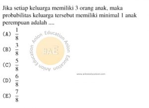 Peluang Simak UI Matematika Dasar 2017 Kode 1 Nomor 9 anloneducation.com