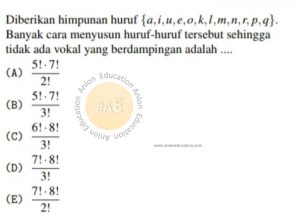 Peluang Simak UI Matematika Dasar 2018 Kode 2 Nomor 10 anloneducation.com