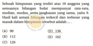 Statistika Simak UI Matematika Dasar 2014 Kode 1 Nomor 5 anloneducation.com