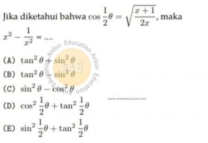 Trigonometri Simak UI Matematika Dasar 2013 Kode 331 Nomor 10 anloneducation.com