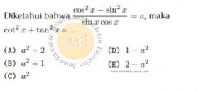 Trigonometri Simak UI Matematika Dasar 2013 Kode 332 Nomor 12 anloneducation.com