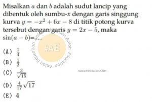 Trigonometri Simak UI Matematika Dasar 2012 Kode 223 Nomor 6 anloneducation.com