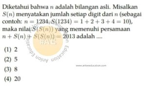 Barisan dan Deret Aritmatika Geometri Simak UI Matematika Dasar 2013 Kode 331 Nomor 18 anloneducation.com_marked