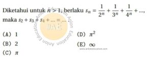 Barisan dan Deret Aritmatika Geometri Simak UI Matematika Dasar 2014 Kode 1 Nomor 8 anloneducation.com_marked