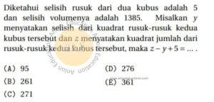 Dimensi Tiga atau Persamaan Kuadrat Simak UI Matematika Dasar 2015 Kode 1 Nomor 8 anloneducation.com_marked