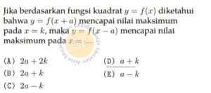 Fungsi Kuadrat atau Turunan Simak UI Matematika IPA 2010 Kode 507 Nomor 1 anloneducation.com_marked