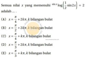 Logaritma atau Trigonometri Simak UI Matematika IPA 2014 Kode 1 Nomor 7 anloneducation.com_marked