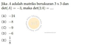 Matriks Simak UI Matematika Dasar 2011 Kode 214 Nomor 6 anloneducation.com_marked