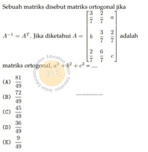 Matriks Simak UI Matematika Dasar 2013 Kode 332 Nomor 11 anloneducation.com_marked