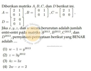 Matriks Simak UI Matematika Dasar 2014 Kode 1 Nomor 7 anloneducation.com_marked