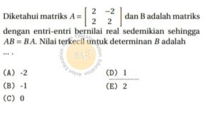 Matriks Simak UI Matematika Dasar 2015 Kode 1 Nomor 3 anloneducation.com_marked