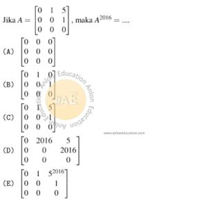 Matriks Simak UI Matematika Dasar 2016 Kode 1 Nomor 8 anloneducation.com_marked