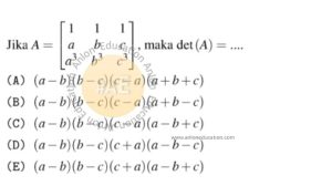 Matriks Simak UI Matematika Dasar 2017 Kode 1 Nomor 8 anloneducation.com_marked