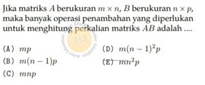 Matriks Simak UI Matematika IPA 2011 Kode 512 Nomor 3 anloneducation.com_marked