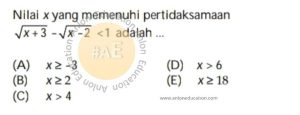 Pertidaksamaan Simak UI Matematika Dasar 2009 Kode 921 Nomor 8_marked