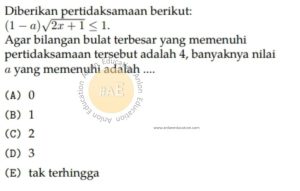 Pertidaksamaan Simak UI Matematika Dasar 2013 Kode 334 Nomor 6 anloneducation.com_marked