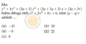 Suku Banyak Simak UI Matematika IPA 2013 Kode 133 Nomor 3 anloneducation.com_marked