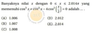 Trigonometri Simak UI Matematika IPA 2014 Kode 1 Nomor 6 anloneducation.com_marked