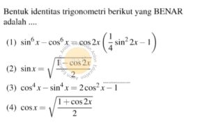 Trigonometri Simak UI Matematika IPA 2016 Nomor 14 anloneducation.com_marked