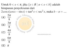 Trigonometri Simak UI Matematika IPA 2016 Nomor 7 anloneducation.com_marked