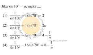 Trigonometri Simak UI Matematika IPA 2017 Nomor 14 anloneducation.com_marked