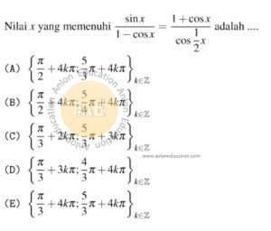 Trigonometri Simak UI Matematika IPA 2017 Nomor 7 anloneducation.com_marked