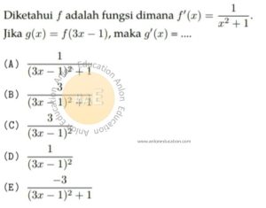Turunan Simak UI Matematika IPA 2010 Kode 509 Nomor 10 anloneducation.com_marked