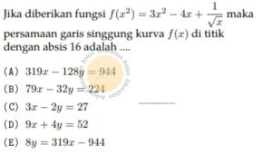 Turunan Simak UI Matematika IPA 2011 Kode 513 Nomor 5 anloneducation.com_marked