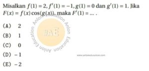 Turunan Simak UI Matematika IPA 2014 Kode 1 Nomor 9 anloneducation.com_marked