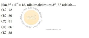 Turunan Simak UI Matematika IPA 2018 Kode 1 Nomor 8 anloneducation.com_marked