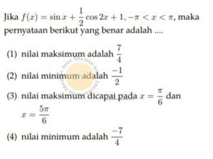 Turunan atau Trigonometri Simak UI Matematika IPA 2010 Kode 507 Nomor 12 anloneducation.com_marked