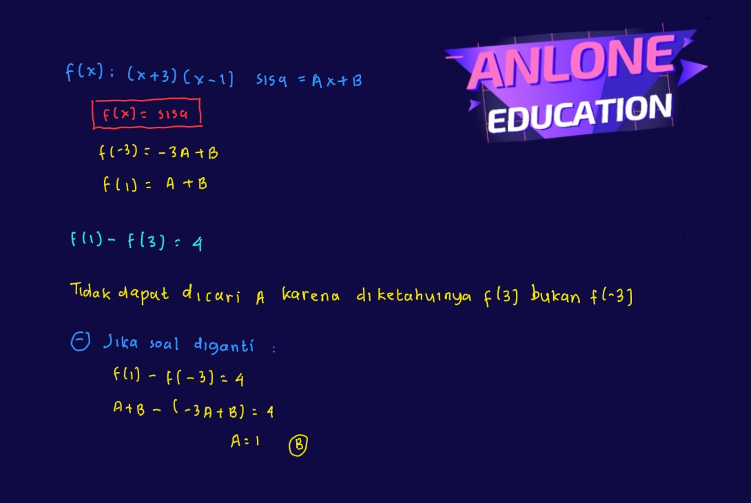 Pembahasan Matematika Simak UI KKI Natural Science 2016 Nomor 4
