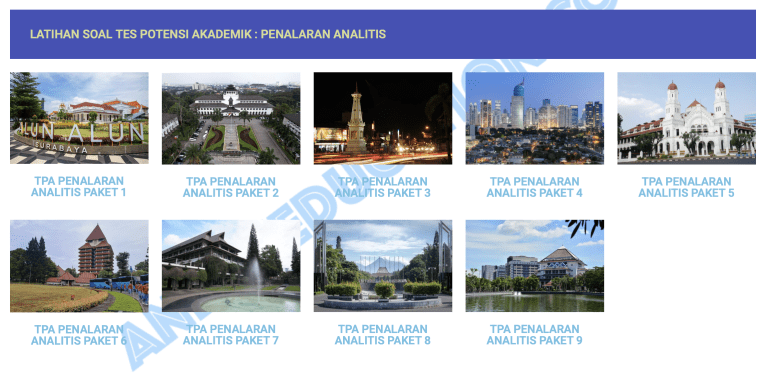 soal tiu penalaran analitis anloneducation