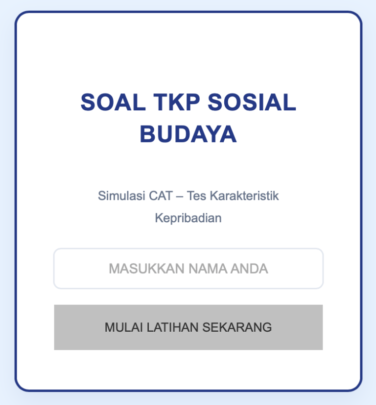 soal tkp sosial budaya anloneducation