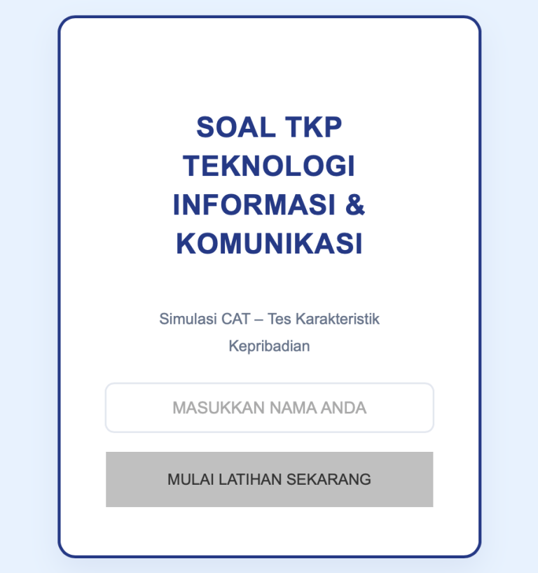 soal tkp tik anloneducation